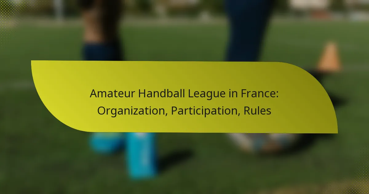Amateur Handball League in France: Organization, Participation, Rules