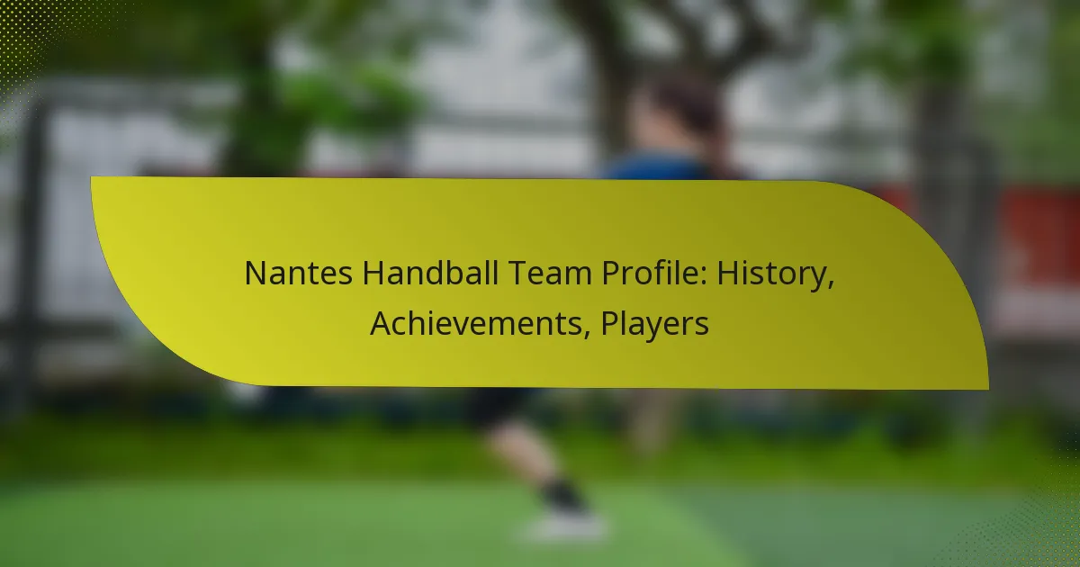 Nantes Handball Team Profile: History, Achievements, Players