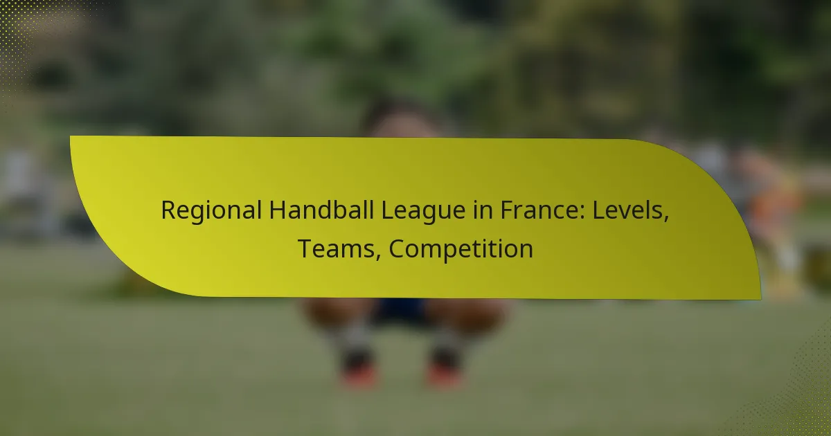 Regional Handball League in France: Levels, Teams, Competition
