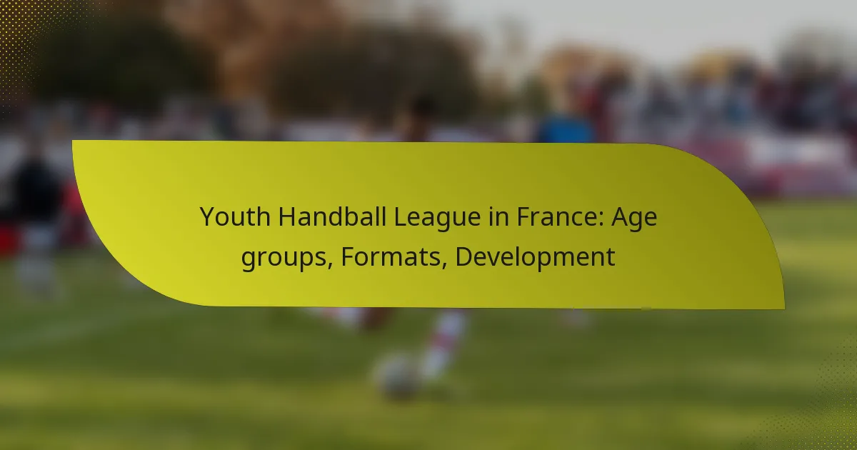 Youth Handball League in France: Age groups, Formats, Development